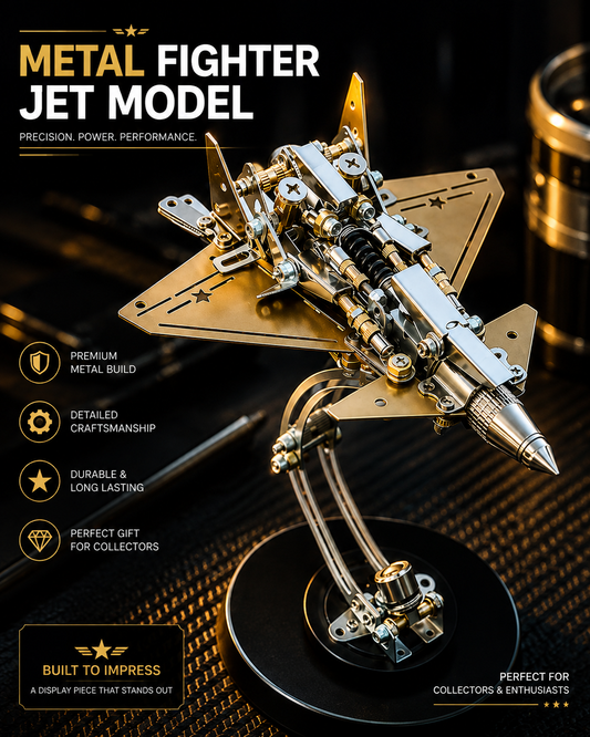J-20 Supersonic Dragon Fighter 3D Metal Puzzle