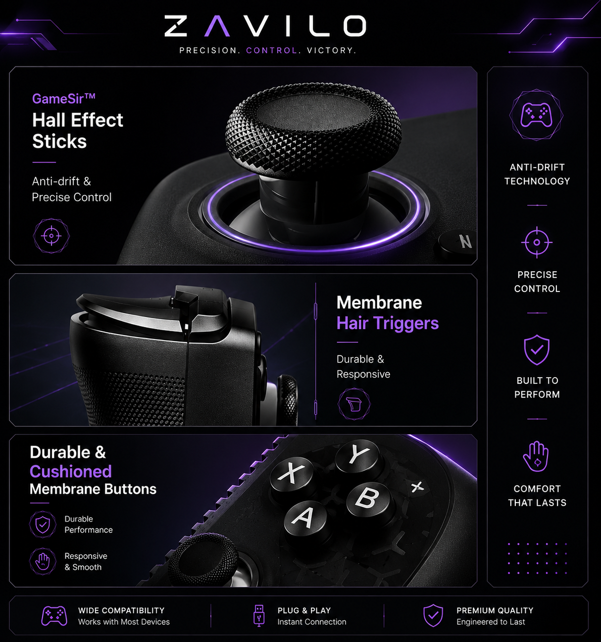 GameSir X5 Lite Type-C Mobile Gaming Controller