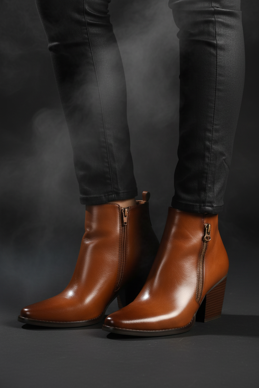 Ankle Boot - Leg Close-Up