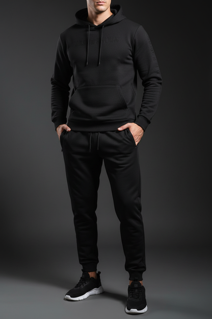 Black Joggers - Front View