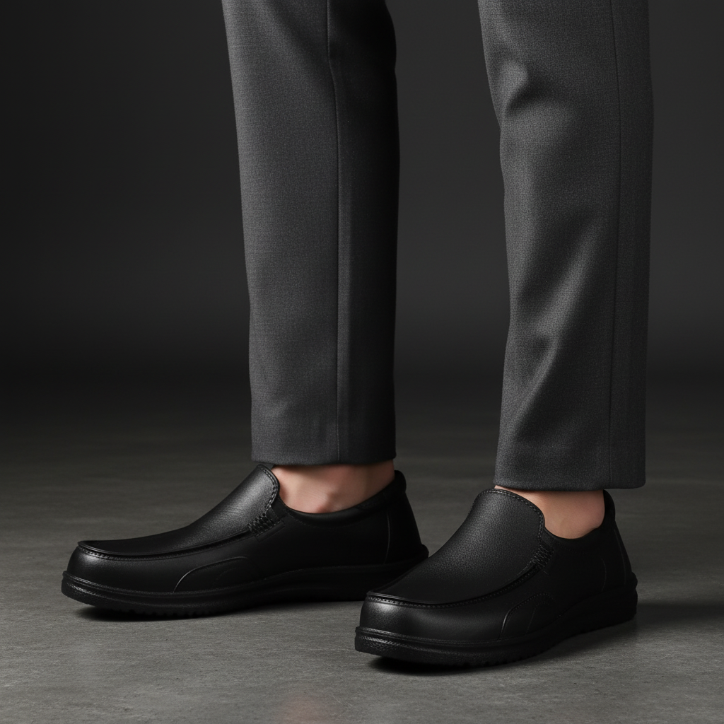 Black Loafers - Studio Shot