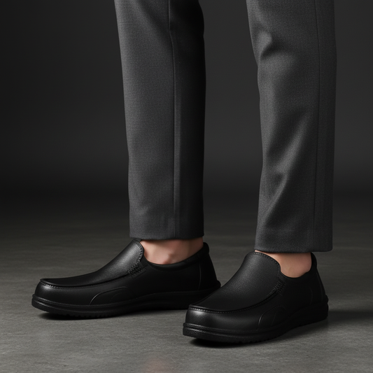 Black Loafers - Studio Shot