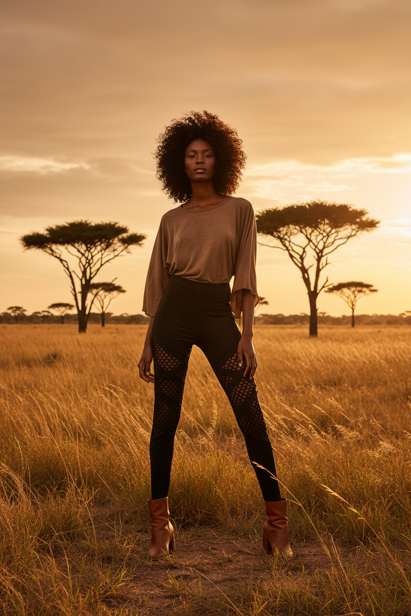 Black model front savanna