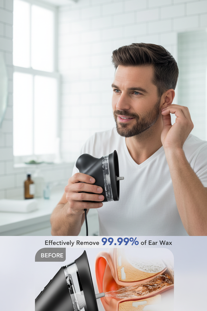 Ear Irrigator - Man Using