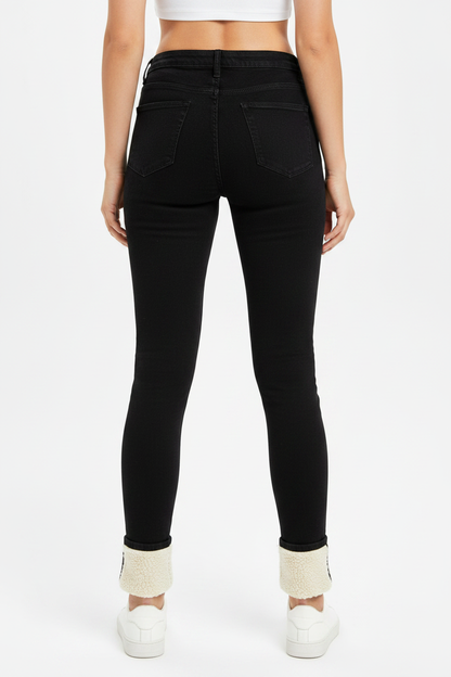 Fleece Jeans - Back View
