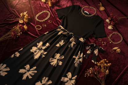 Floral Dress - Flat Lay