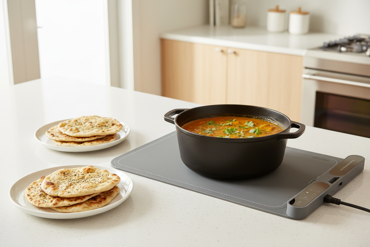 Food Warming Mat - Curry Scene