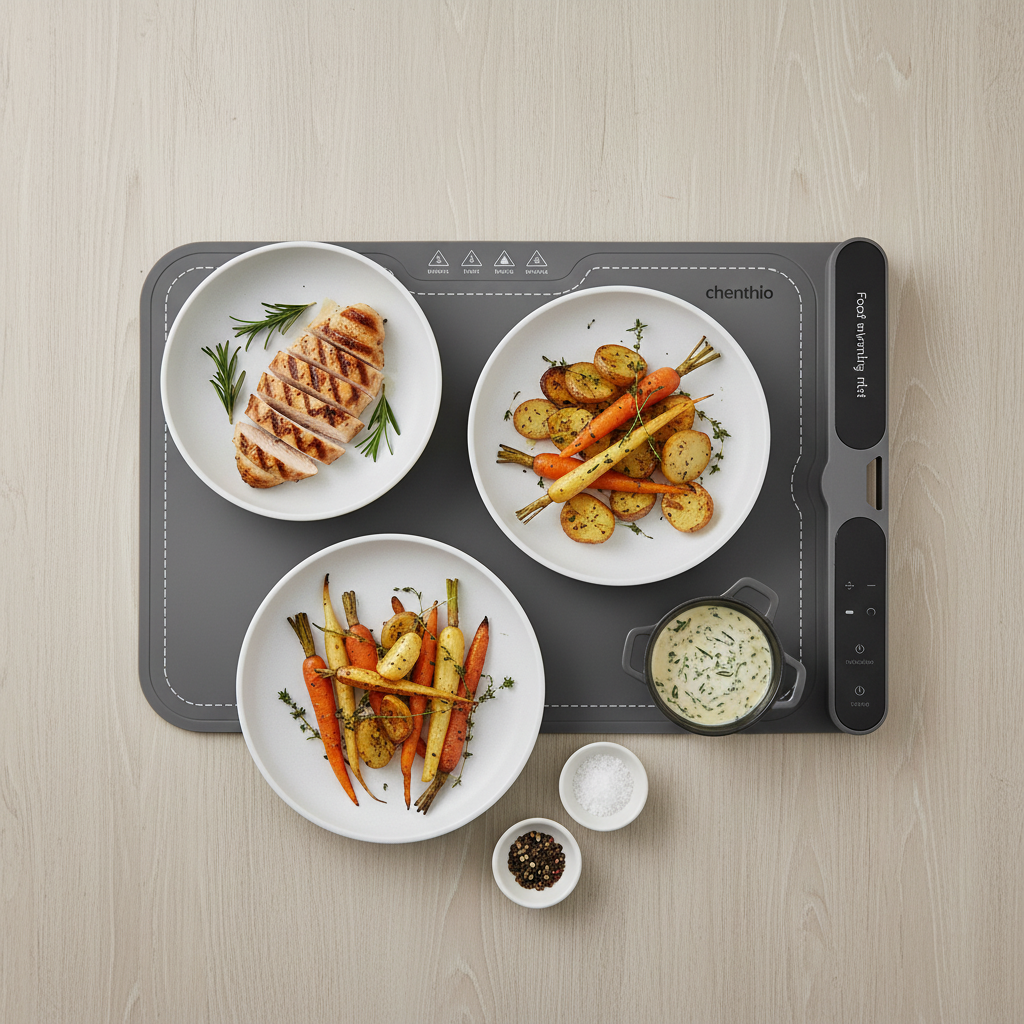 Food Warming Mat - Overhead