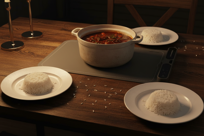 Food Warming Mat - Stew & Rice