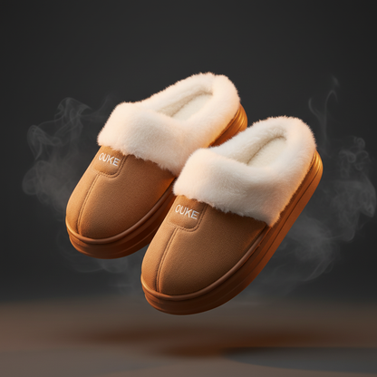 Fur Slipper Pair - Floating