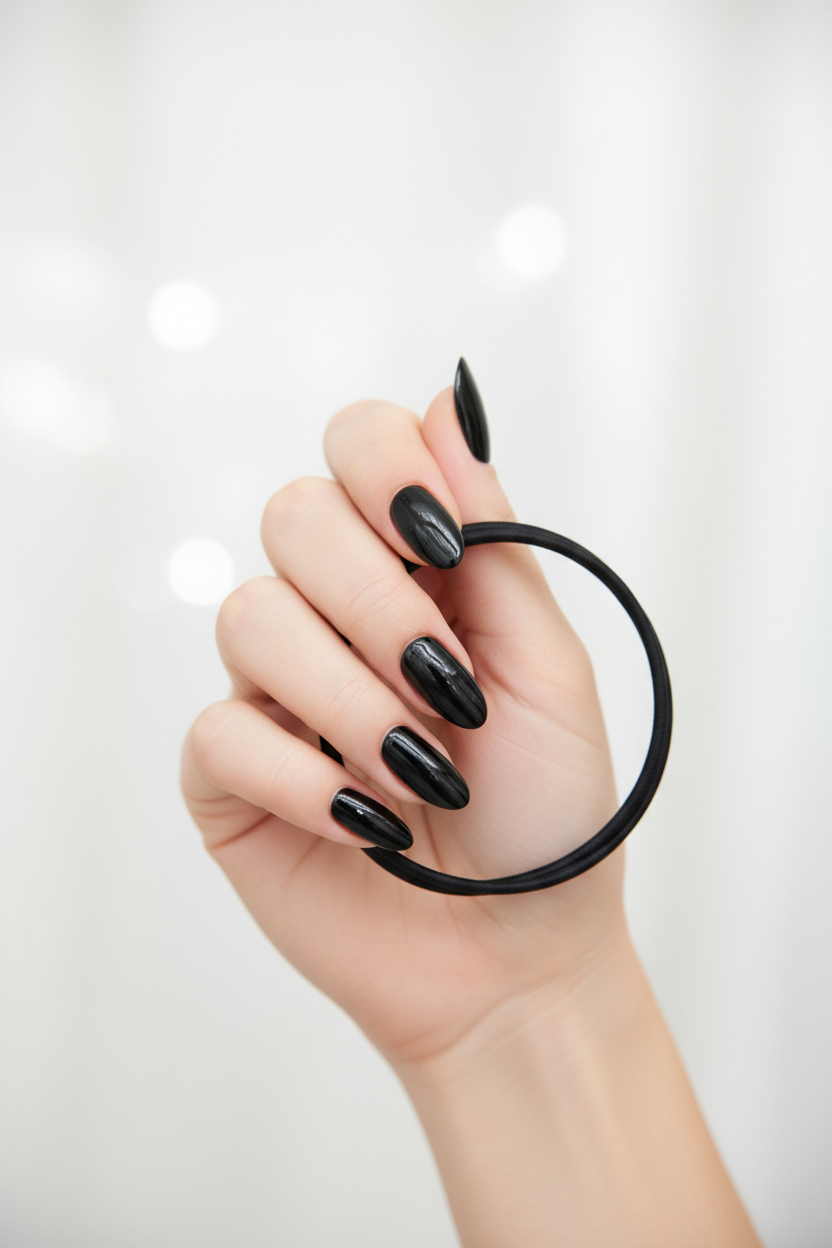 Hair Bands - Hand Close-Up