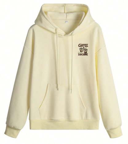 Ice Coffee & Sunshine Hoodie – Sizes XS to XXL