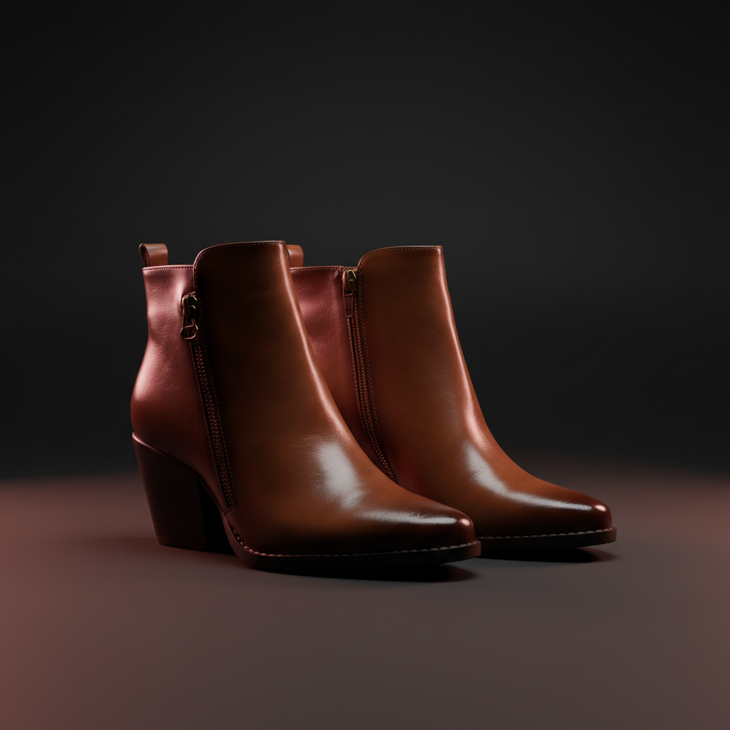 Pair of Madison Jeffie 2 boots rose gold neon glow