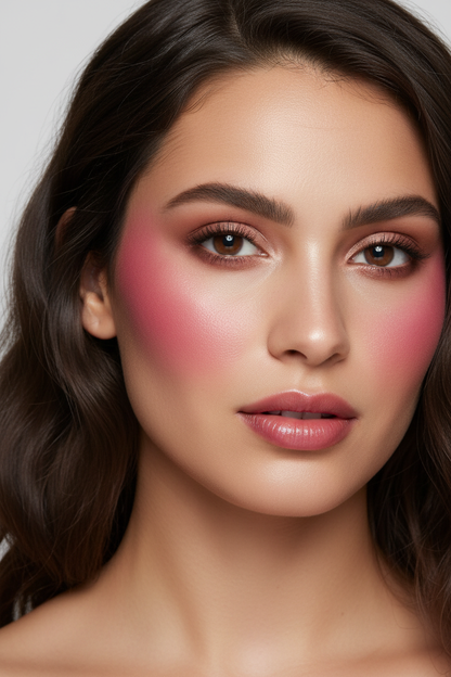 On-model beauty shot