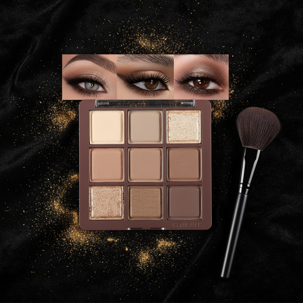 Palette Flat Lay Dark Velvet