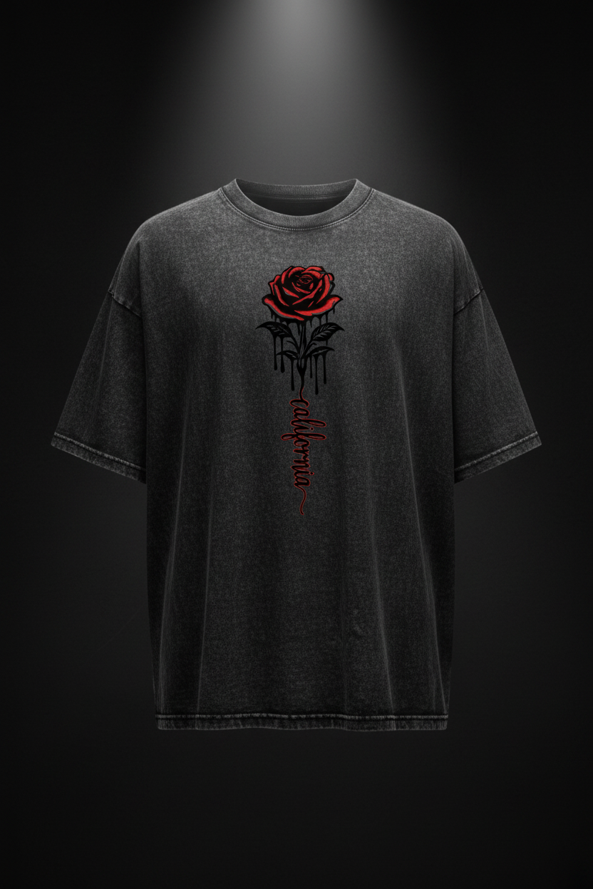 Rose Co-ord - Ghost Tee