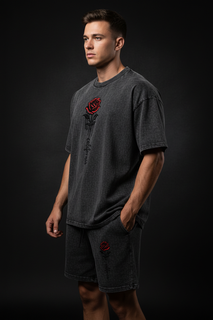 Rose Co-ord Set - Side Angle
