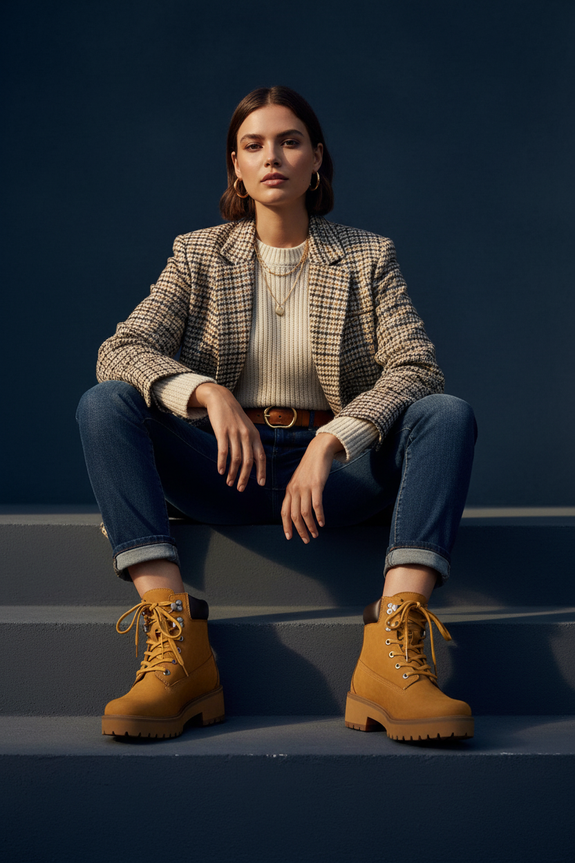 Timberland - Woman Sitting