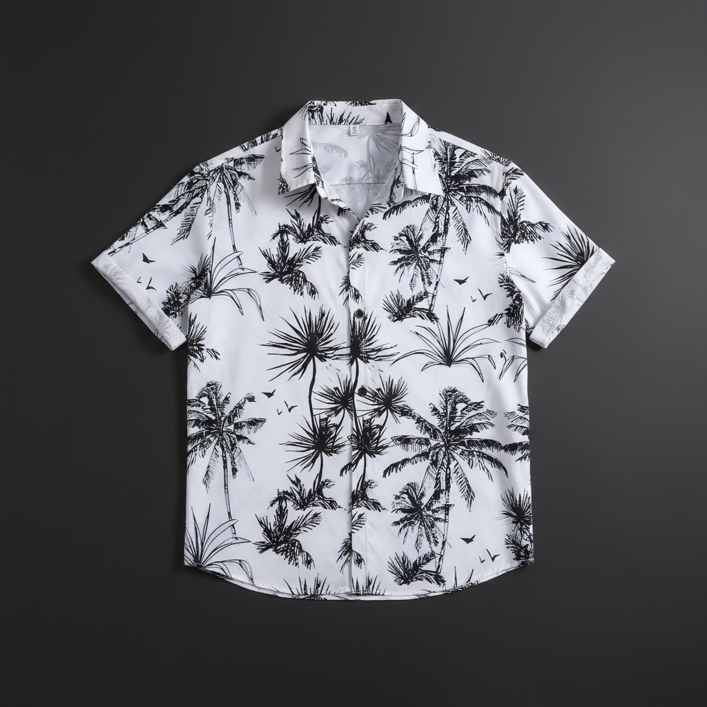 Tropical Shirt - Flat Lay