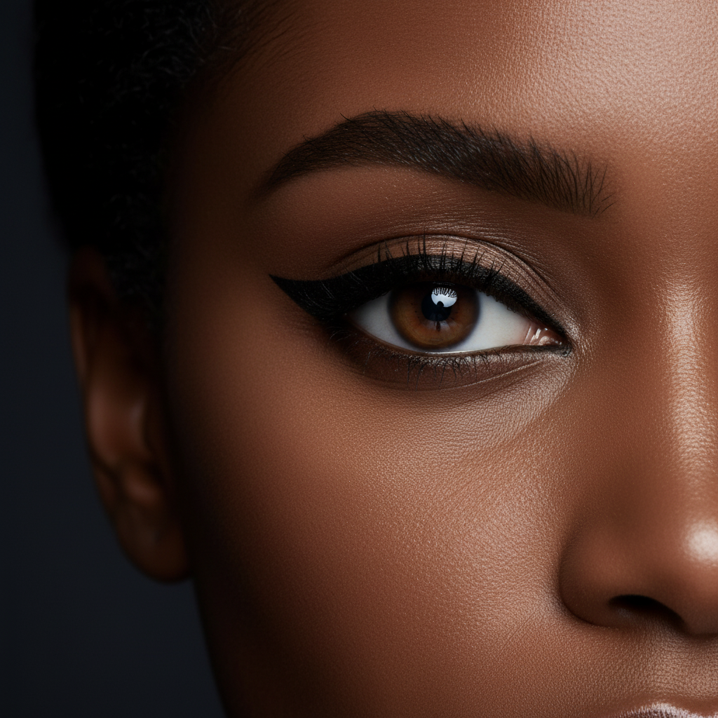 Winged Eyeliner Woman Shot 2