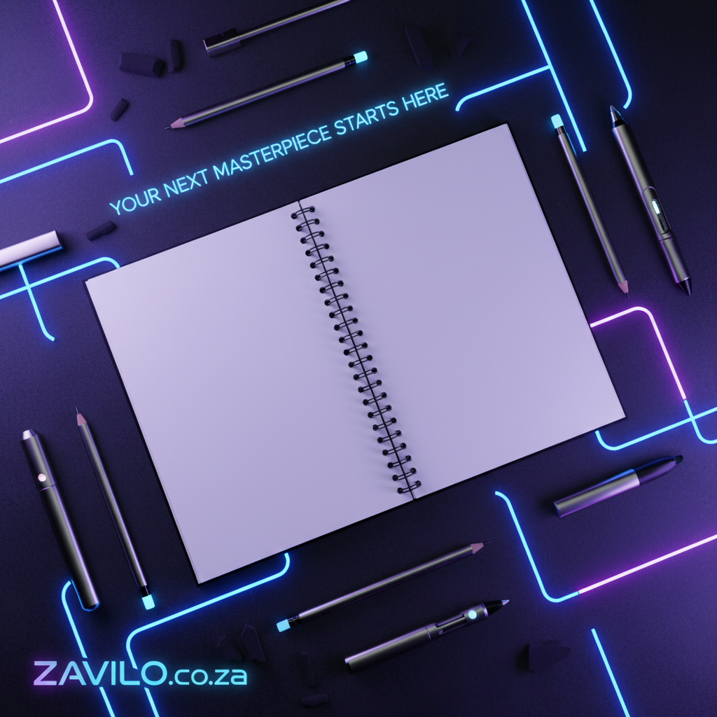 Zavilo Sketchbook - Flat Lay
